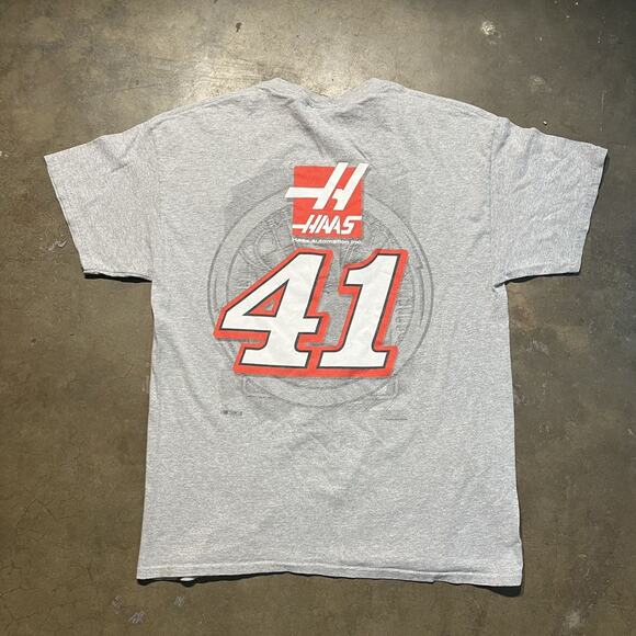 Vintage Y2k Kurt Busch Grey/Red Nascar Racing T-Shirt - Picture 3 of 4
